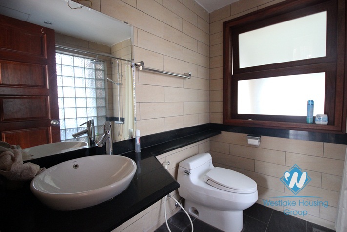 Modern house rental with a pool, nice wooden floor and balcony in Tay Ho